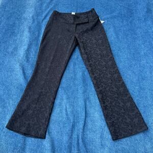 90s Cache ornamental print satin flared trouser pants